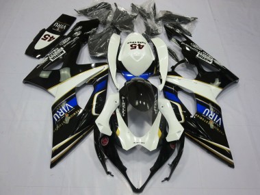 Purchase 2005-2006 White Blue Black Yellow Viru Suzuki GSXR 1000 Motorcycle Fairings UK