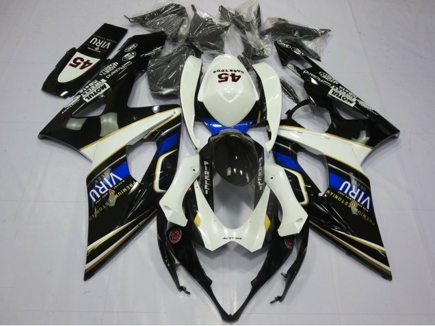 Purchase 2005-2006 White Blue Black Yellow Viru Suzuki GSXR 1000 Motorcycle Fairings UK
