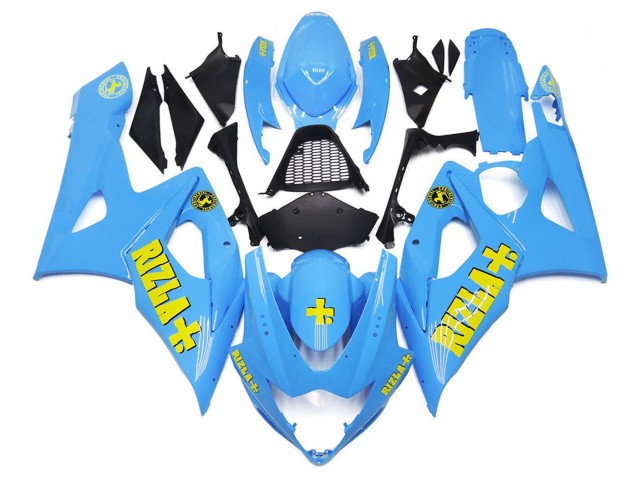 Purchase 2005-2006 Blue Yellow Rizla Suzuki GSXR 1000 Motorcycle Fairings UK