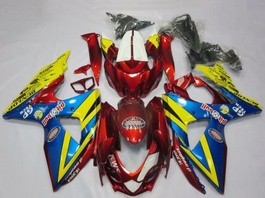 Purchase 2009-2016 Yellow Red Blue Suzuki GSXR 1000 Motorcycle Fairings UK