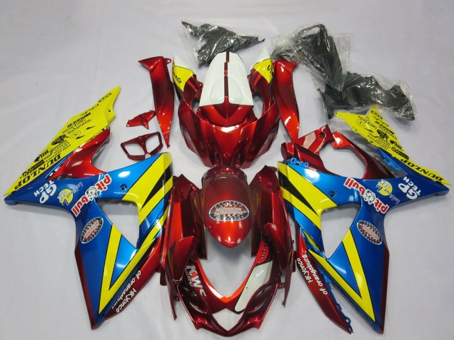 Purchase 2009-2016 Yellow Red Blue Suzuki GSXR 1000 Motorcycle Fairings UK