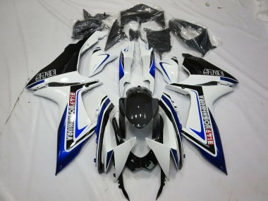 Purchase 2011-2024 White Blue Glossy Black Alstare Suzuki GSXR 600 / GSXR 750 Motorcycle Fairings UK