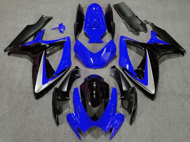 Purchase 2006-2007 Blue Silver Glossy Black OEM Style Suzuki GSXR 600 / GSXR 750 Motorcycle Fairing UK