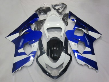 Purchase 2004-2005 White Blue Black OEM Style Suzuki GSXR 600 / GSXR 750 Motorcycle Fairings UK