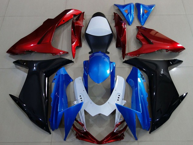 Purchase 2011-2024 White Blue Red Black Suzuki GSXR 600 / GSXR 750 Motorcycle Fairings UK