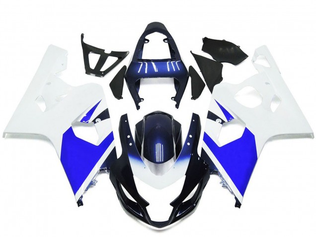 Purchase 2004-2005 White Blue Suzuki GSXR 600 / GSXR 750 Motorcycle Fairings UK