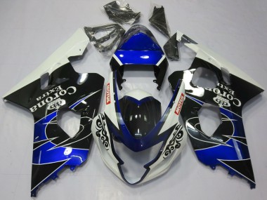 Purchase 2004-2005 White Blue Black Corona Motul Suzuki GSXR 600 / GSXR 750 Motorcycle Fairings UK
