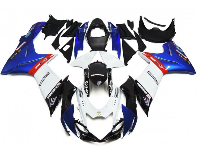 Purchase 2011-2024 Blue White Red Suzuki GSXR 600 / GSXR 750 Abs Motorcycle Fairings UK