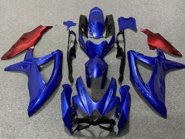 Purchase 2008-2010 Blue Red Suzuki GSXR 600 / GSXR 750 Motorcycle Fairings UK