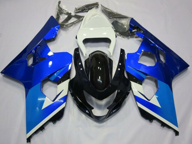 Purchase 2004-2005 White Blue Black Suzuki GSXR 600 / GSXR 750 Motorcycle Fairings UK