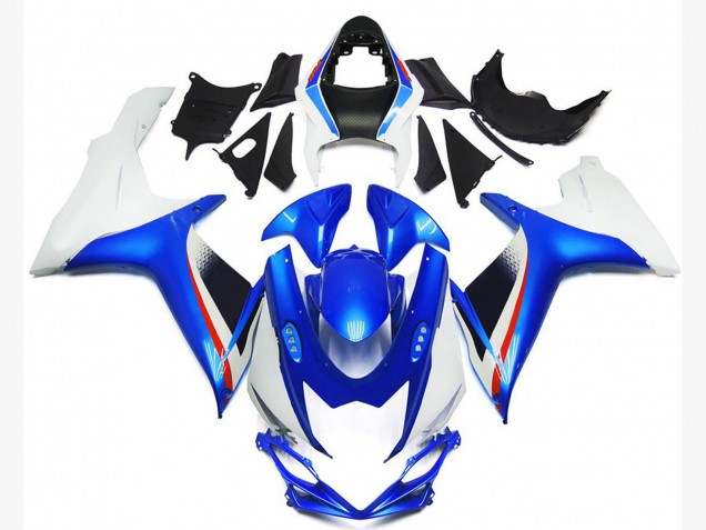 Purchase 2011-2024 White Blue Red Suzuki GSXR 600 / GSXR 750 Motorcycle Fairings UK