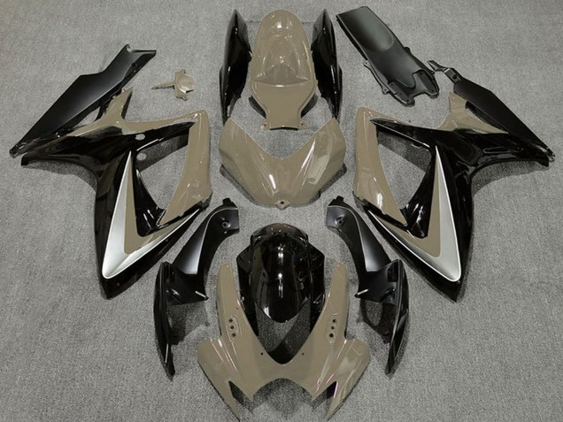 Purchase 2006-2007 Desert Tan Silver Glossy Black OEM Style Suzuki GSXR 600 / GSXR 750 Motorcycle Fairings UK