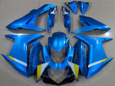 Purchase 2011-2024 Blue White Yellow Suzuki GSXR 600 / GSXR 750 Motorcycle Fairing UK