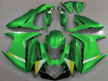 Purchase 2011-2024 Green White Yellow Suzuki GSXR 600 / GSXR 750 Motorcycle Fairings UK