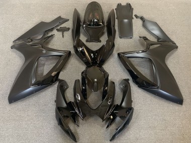 Purchase 2006-2007 Glossy Black Matte Black Suzuki GSXR 600 / GSXR 750 Motorcycle Fairings UK
