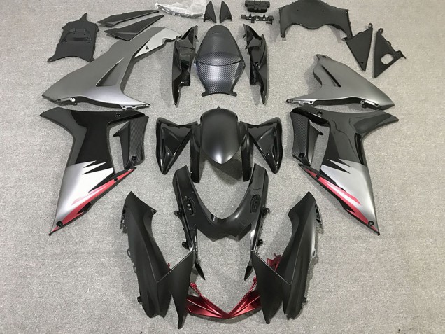 Purchase 2011-2024 Grey Silver Glossy Black Suzuki GSXR 600 / GSXR 750 Motorcycle Fairings UK