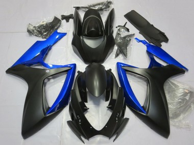 Purchase 2006-2007 Blue Matte Black Suzuki GSXR 600 / GSXR 750 Motorcycle Fairing UK