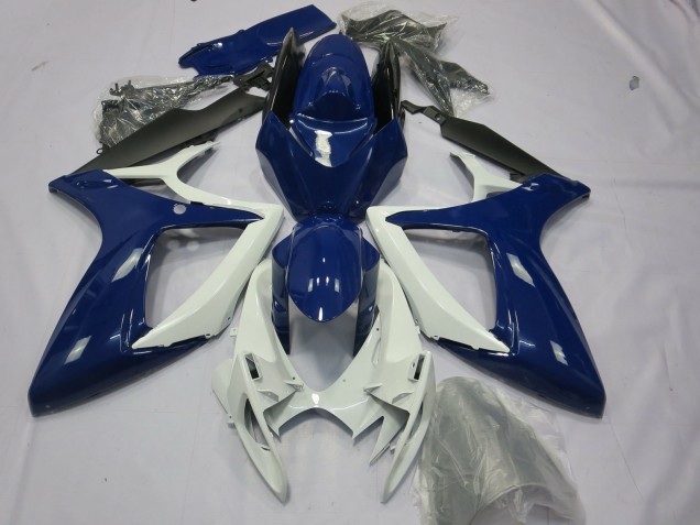 Purchase 2006-2007 Blue White Black Suzuki GSXR 600 / GSXR 750 Motorcycle Fairings UK