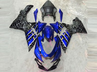 Purchase 2011-2024 Blue Black Spider Suzuki GSXR 600 / GSXR 750 Motorcycle Fairings UK