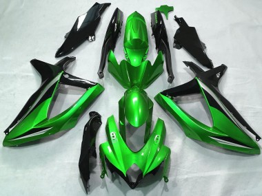Purchase 2008-2010 Green Silver Glossy Black Suzuki GSXR 600 / GSXR 750 Motorcycle Fairings UK