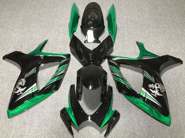 Purchase 2006-2007 Green Glossy Black Suzuki GSXR 600 / GSXR 750 Motorcycle Fairings UK