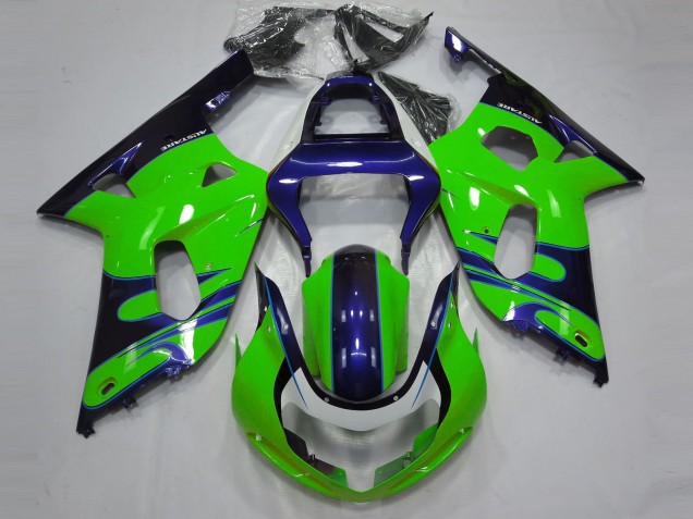 Purchase 2001-2003 Green Blue Black Suzuki GSXR 600 / GSXR 750 Motorcycle Fairings UK