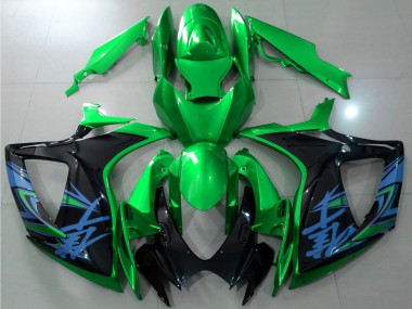 Purchase 2006-2007 Green Black Blue Suzuki GSXR 600 / GSXR 750 Motorcycle Fairings UK