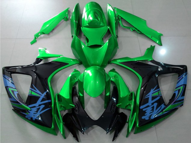 Purchase 2006-2007 Green Black Blue Suzuki GSXR 600 / GSXR 750 Motorcycle Fairings UK