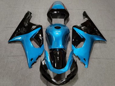 Purchase 2001-2003 Light Blue Glossy Black Suzuki GSXR 600 / GSXR 750 Motorcycle Fairings UK