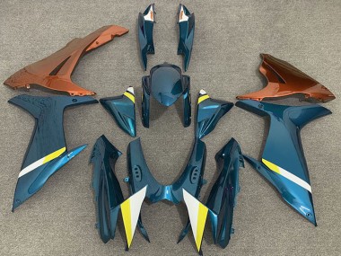 Purchase 2011-2024 Light Blue Orange White Yellow Suzuki GSXR 600 / GSXR 750 Motorcycle Fairings UK