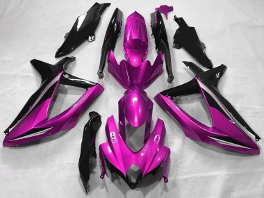 Purchase 2008-2010 Pink Glossy Black Suzuki GSXR 600 / GSXR 750 Motorcycle Fairings UK