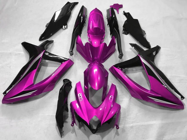 Purchase 2008-2010 Pink Glossy Black Suzuki GSXR 600 / GSXR 750 Motorcycle Fairings UK
