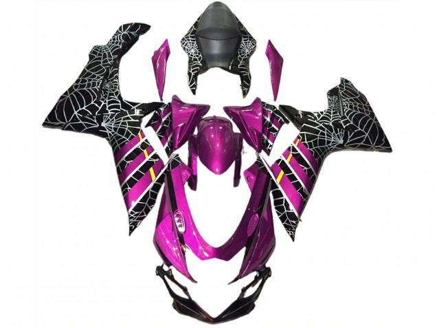Purchase 2011-2024 Pink Black Spider Suzuki GSXR 600 / GSXR 750 Motorcycle Fairings UK