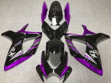 Purchase 2006-2007 Purple Glossy Black Suzuki GSXR 600 / GSXR 750 Motorcycle Fairing UK
