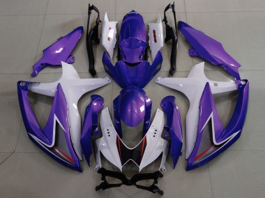 Purchase 2008-2010 White Purple Black Suzuki GSXR 600 / GSXR 750 Motorcycle Fairings UK