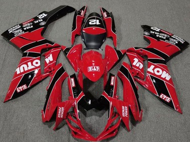 Purchase 2011-2024 Red Black Motul Suzuki GSXR 600 / GSXR 750 Motorcycle Fairings UK