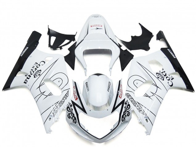 Purchase 2001-2003 White Black Corona Alstare Suzuki GSXR 600 / GSXR 750 Motorcycle Fairing UK