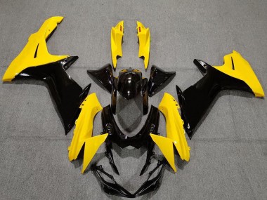 Purchase 2011-2024 Yellow Glossy Black Suzuki GSXR 600 / GSXR 750 Motorcycle Fairings UK