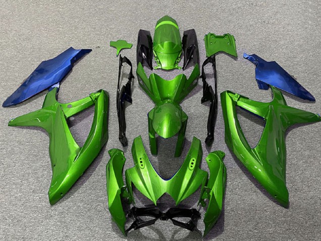 Purchase 2008-2010 Green Blue Suzuki GSXR 600 / GSXR 750 Motorcycle Fairings UK