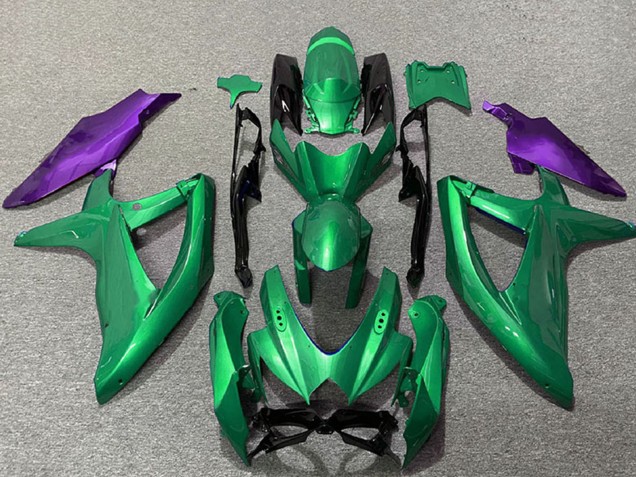 Purchase 2008-2010 Green Purple Suzuki GSXR 600 / GSXR 750 Motorcycle Fairings UK