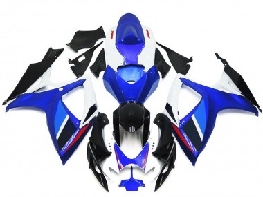 Purchase 2006-2007 Blue White Red Glossy Black OEM Style Suzuki GSXR 600 / GSXR 750 Motorcycle Fairings UK