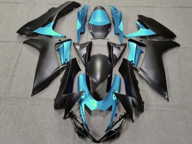 Purchase 2011-2024 Light Blue Matte Black Suzuki GSXR 600 / GSXR 750 Motorcycle Fairings UK