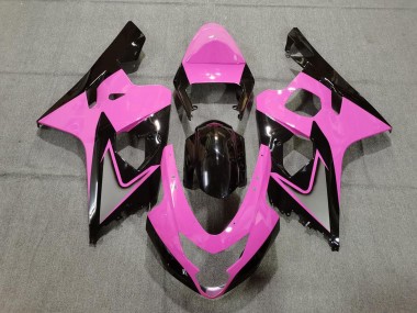 Purchase 2004-2005 Pink Glossy Black Suzuki GSXR 600 / GSXR 750 Motorcycle Fairings UK