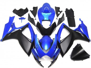 Purchase 2006-2007 Blue Matte Black Custom OEM Style Suzuki GSXR 600 / GSXR 750 Motorcycle Fairings UK