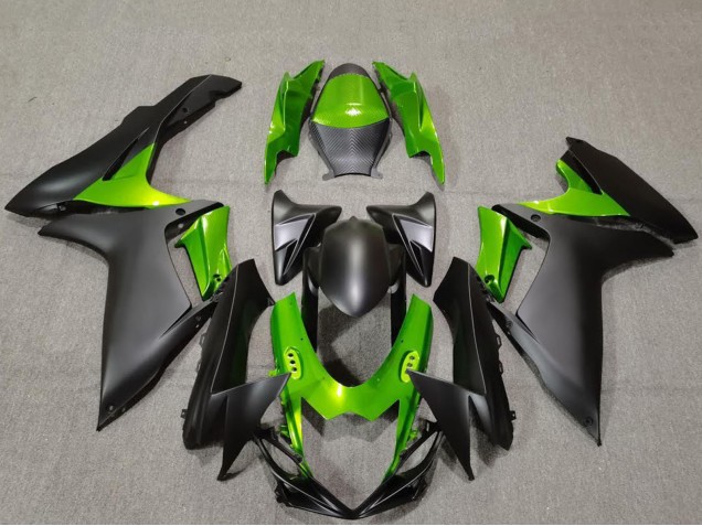 Purchase 2011-2024 Green Matte Black Suzuki GSXR 600 / GSXR 750 Motorcycle Fairings UK