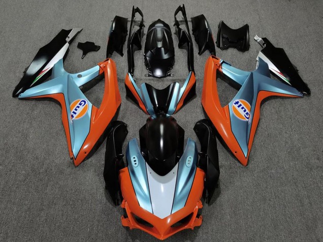 Purchase 2008-2010 Orange Blue Black Gulf Suzuki GSXR 600 / GSXR 750 Motorcycle Fairings UK