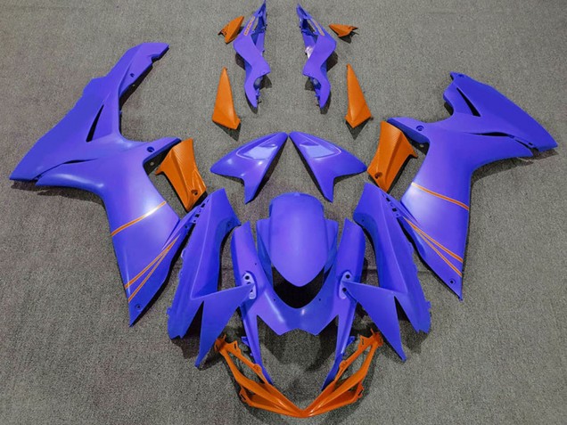 Purchase 2011-2024 Ocean Blue Orange Suzuki GSXR 600 / GSXR 750 Motorcycle Fairings UK