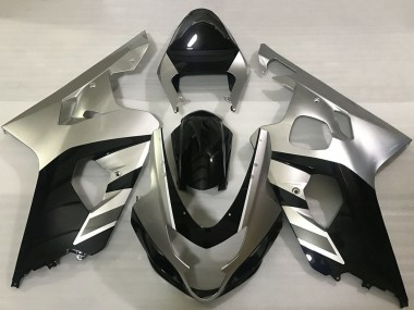 Purchase 2004-2005 Silver Black Suzuki GSXR 600 / GSXR 750 Motorcycle Fairings UK