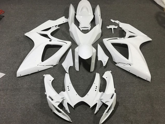 Purchase 2006-2007 White Suzuki GSXR 600 / GSXR 750 Motorcycle Fairings UK