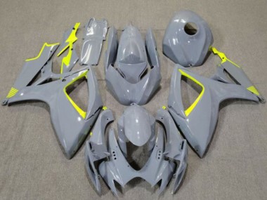 Purchase 2006-2007 Nardo Grey High Viz Yellow Suzuki GSXR 600 / GSXR 750 Motorcycle Fairings UK